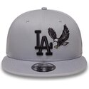 shapka-ploska-siv-snapbek-9fifty-outdoor-icon-na-los-angeles-dodgers-mlb-ot-new-era