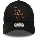 shapka-izvita-cherna-reguliruem-9forty-tort-infill-na-los-angeles-dodgers-mlb-ot-new-era