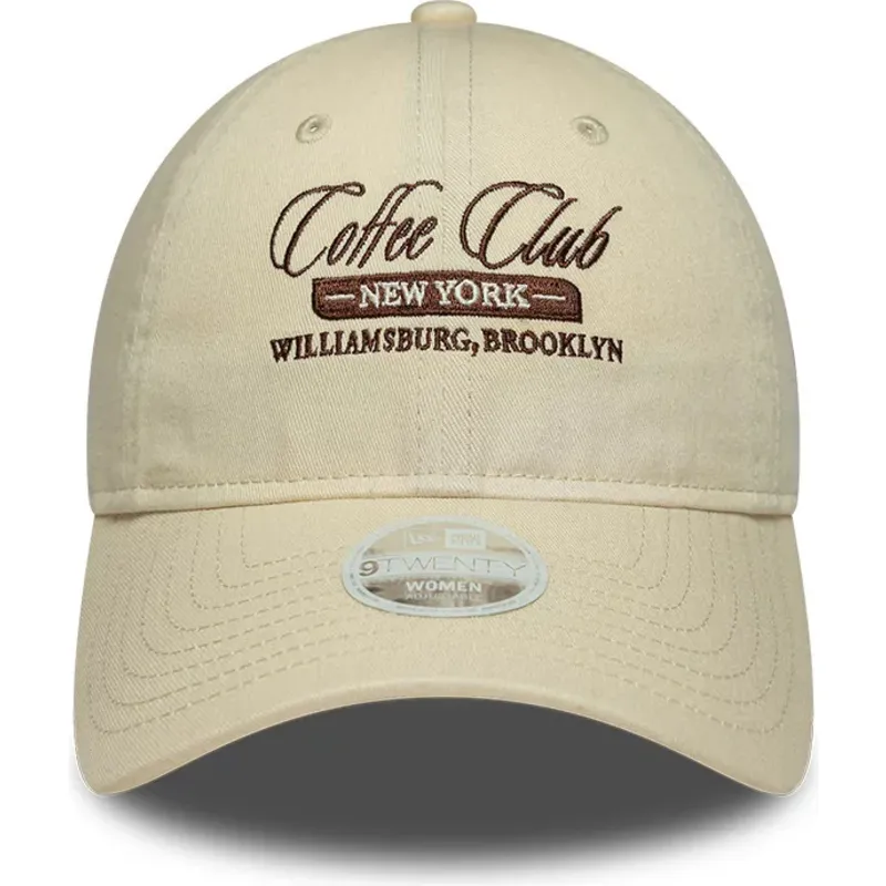 shapka-izvita-bezhov-reguliruem-9twenty-coffee-club-ot-new-era shapka-izvita-bezhov-reguliruem-9twenty-coffee-club-ot-new-era