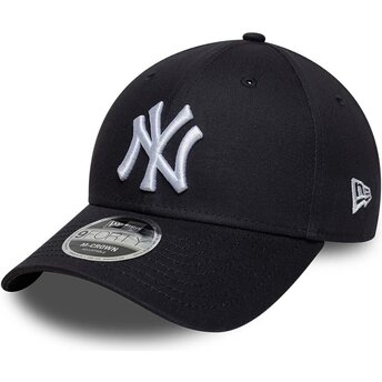 Шапка извита тъмносин снапбек 9FORTY M-Crown Side Script на New York Yankees MLB от New Era