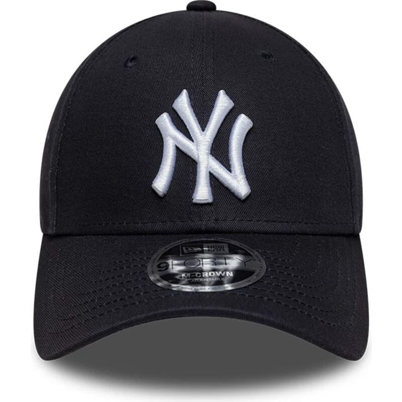 shapka-izvita-tmnosin-snapbek-9forty-m-crown-side-script-na-new-york-yankees-mlb-ot-new-era