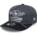 shapka-izvita-siv-snapbek-19twenty-graphic-na-los-angeles-dodgers-mlb-ot-new-era