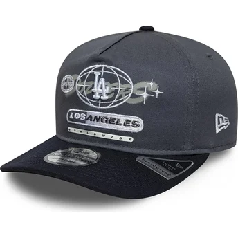 Шапка извита сив снапбек 19TWENTY Graphic на Los Angeles Dodgers MLB от New Era