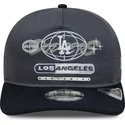 shapka-izvita-siv-snapbek-19twenty-graphic-na-los-angeles-dodgers-mlb-ot-new-era