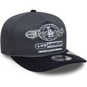 shapka-izvita-siv-snapbek-19twenty-graphic-na-los-angeles-dodgers-mlb-ot-new-era