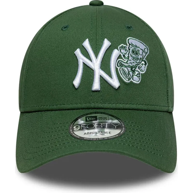 shapka-izvita-zelena-reguliruem-9forty-food-icon-na-new-york-yankees-mlb-ot-new-era