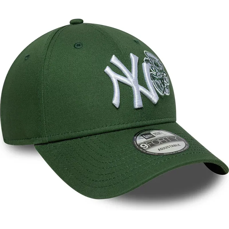 shapka-izvita-zelena-reguliruem-9forty-food-icon-na-new-york-yankees-mlb-ot-new-era