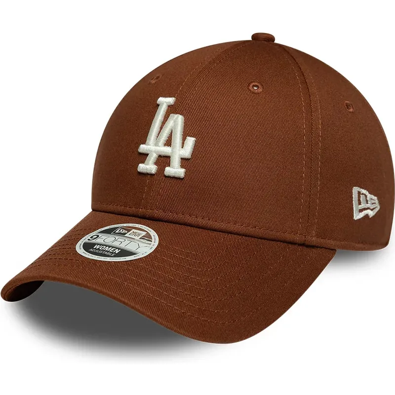 shapka-izvita-kafyav-reguliruem-9forty-league-essential-midi-na-los-angeles-dodgers-mlb-ot-new-era