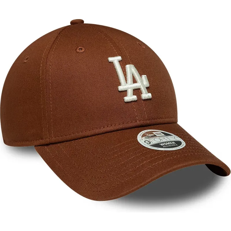 shapka-izvita-kafyav-reguliruem-9forty-league-essential-midi-na-los-angeles-dodgers-mlb-ot-new-era