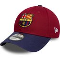 shapka-izvita-chervena-reguliruem-9forty-contrast-na-fc-barcelona-laliga-ot-new-era