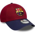 shapka-izvita-chervena-reguliruem-9forty-contrast-na-fc-barcelona-laliga-ot-new-era