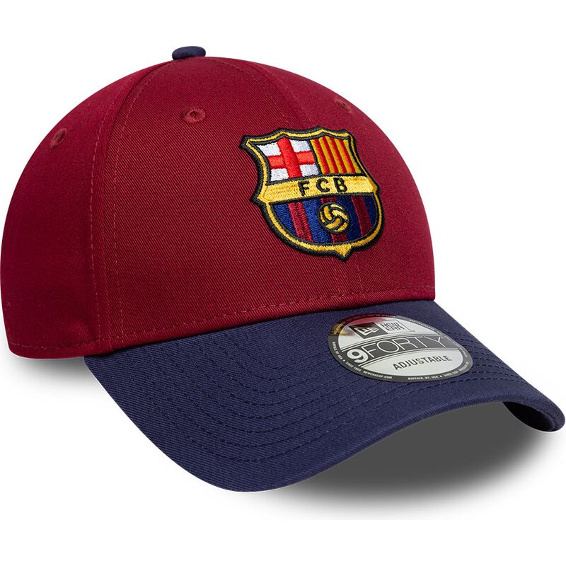 shapka-izvita-chervena-reguliruem-9forty-contrast-na-fc-barcelona-laliga-ot-new-era