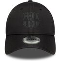 shapka-izvita-cherna-reguliruem-9forty-ripstop-na-fc-barcelona-laliga-ot-new-era