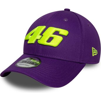 Шапка извита виолетка регулируем 9FORTY Wordmark на Valentino Rossi VR46 MotoGP от New Era