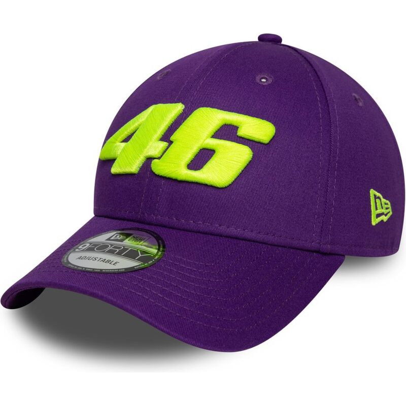 shapka-izvita-violetka-reguliruem-9forty-wordmark-na-valentino-rossi-vr46-motogp-ot-new-era