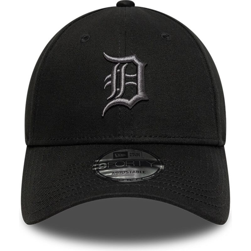 shapka-izvita-cherna-reguliruem-9forty-league-essential-na-detroit-tigers-mlb-ot-new-era