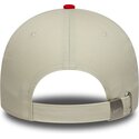shapka-izvita-chervena-reguliruem-9forty-contrast-visor-vespa-piaggio-ot-new-era