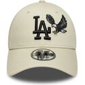 shapka-izvita-bezhov-reguliruem-9forty-outdoor-icon-na-los-angeles-dodgers-mlb-ot-new-era