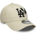 shapka-izvita-bezhov-reguliruem-9forty-outdoor-icon-na-los-angeles-dodgers-mlb-ot-new-era