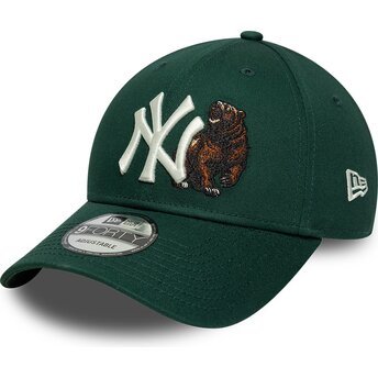 Шапка извита зелена регулируем 9FORTY Outdoor Icon на New York Yankees MLB от New Era