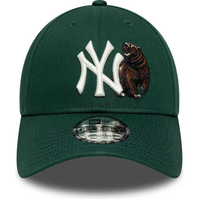 shapka-izvita-zelena-reguliruem-9forty-outdoor-icon-na-new-york-yankees-mlb-ot-new-era