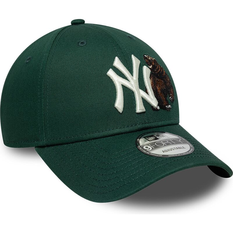 shapka-izvita-zelena-reguliruem-9forty-outdoor-icon-na-new-york-yankees-mlb-ot-new-era