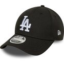 shapka-izvita-cherna-snapbek-9forty-m-crown-na-los-angeles-dodgers-mlb-ot-new-era