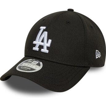 Шапка извита черна снапбек 9FORTY M-Crown на Los Angeles Dodgers MLB от New Era