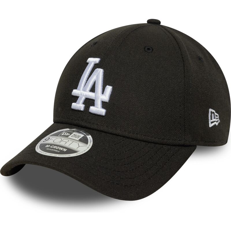 shapka-izvita-cherna-snapbek-9forty-m-crown-na-los-angeles-dodgers-mlb-ot-new-era