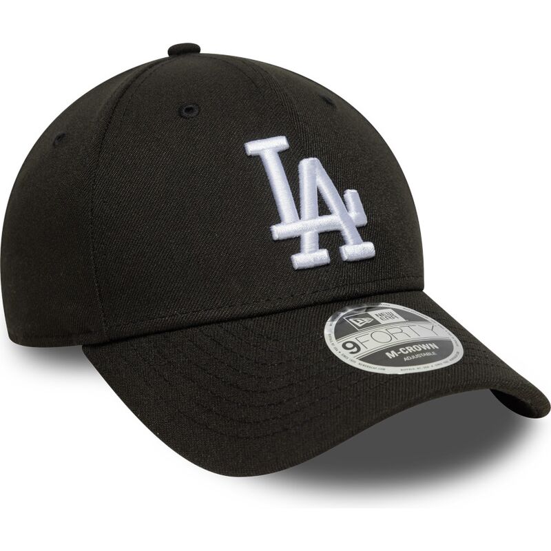 shapka-izvita-cherna-snapbek-9forty-m-crown-na-los-angeles-dodgers-mlb-ot-new-era