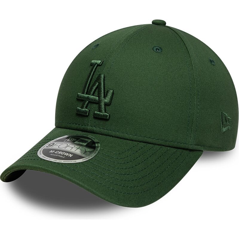shapka-izvita-zelena-snapbek-9forty-m-crown-na-los-angeles-dodgers-mlb-ot-new-era