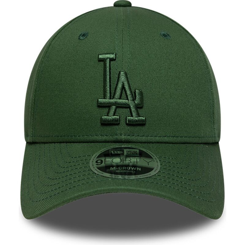 shapka-izvita-zelena-snapbek-9forty-m-crown-na-los-angeles-dodgers-mlb-ot-new-era