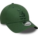 shapka-izvita-zelena-snapbek-9forty-m-crown-na-los-angeles-dodgers-mlb-ot-new-era