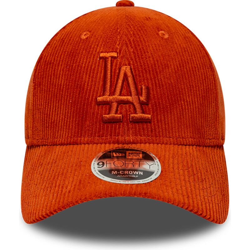 shapka-izvita-oranzhev-reguliruem-9forty-m-crown-cord-na-los-angeles-dodgers-mlb-ot-new-era