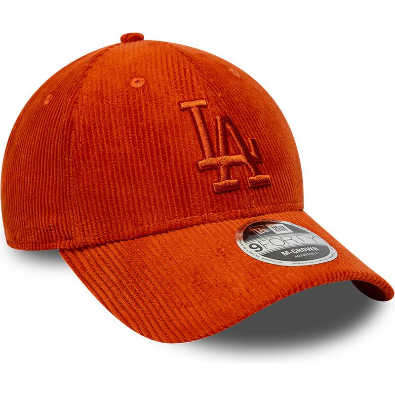 shapka-izvita-oranzhev-reguliruem-9forty-m-crown-cord-na-los-angeles-dodgers-mlb-ot-new-era