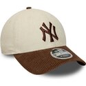 shapka-izvita-kafyav-reguliruem-9forty-m-crown-cord-na-new-york-yankees-mlb-ot-new-era
