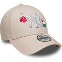 shapka-izvita-roza-reguliruem-za-deca-9forty-food-icon-cupcake-na-new-york-yankees-mlb-ot-new-era