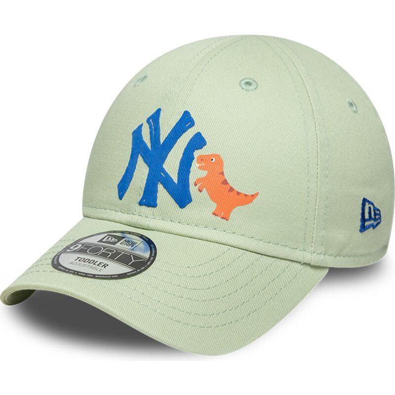 shapka-izvita-zelena-reguliruem-za-deca-9forty-dino-icon-na-new-york-yankees-mlb-ot-new-era