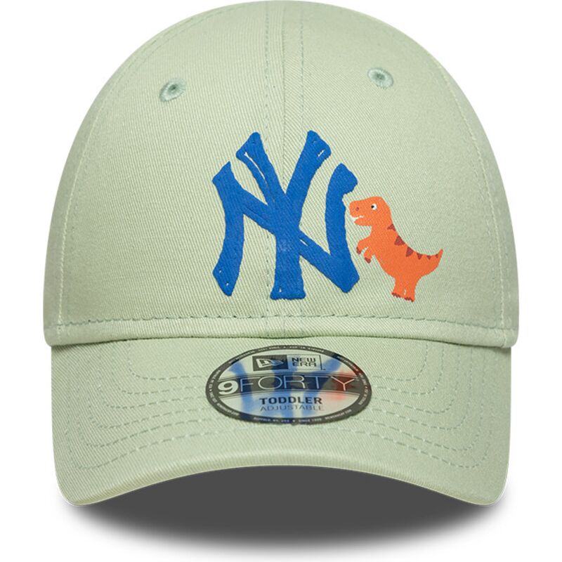shapka-izvita-zelena-reguliruem-za-deca-9forty-dino-icon-na-new-york-yankees-mlb-ot-new-era