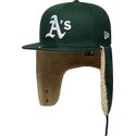shapka-ploska-zelena-prilepnala-59fifty-dogear-world-series-na-oakland-athletics-mlb-ot-new-era