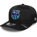shapka-izvita-cherna-snapbek-multicolor-9seventy-stretch-snap-tpu-na-fc-barcelona-laliga-ot-new-era