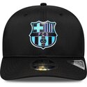 shapka-izvita-cherna-snapbek-multicolor-9seventy-stretch-snap-tpu-na-fc-barcelona-laliga-ot-new-era