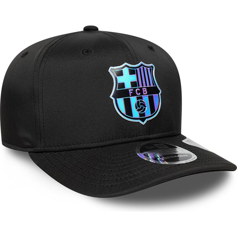 shapka-izvita-cherna-snapbek-multicolor-9seventy-stretch-snap-tpu-na-fc-barcelona-laliga-ot-new-era