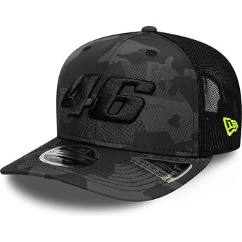 Шапка извита тракер камуфлаж снапбек 9SEVENTY Stretch Snap на Valentino Rossi VR46 MotoGP от New Era