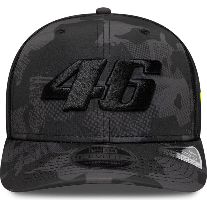 shapka-izvita-traker-kamuflazh-snapbek-9seventy-stretch-snap-na-valentino-rossi-vr46-motogp-ot-new-era