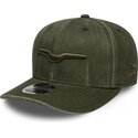 shapka-izvita-zelena-snapbek-9seventy-stretch-snap-moto-guzzi-ot-new-era