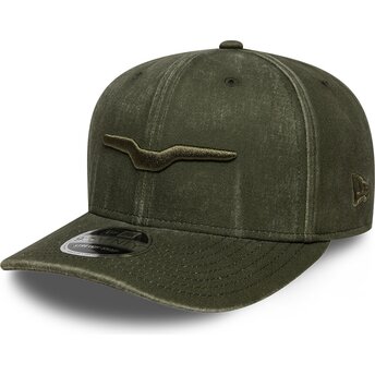 Шапка извита зелена снапбек 9SEVENTY Stretch Snap Moto Guzzi от New Era