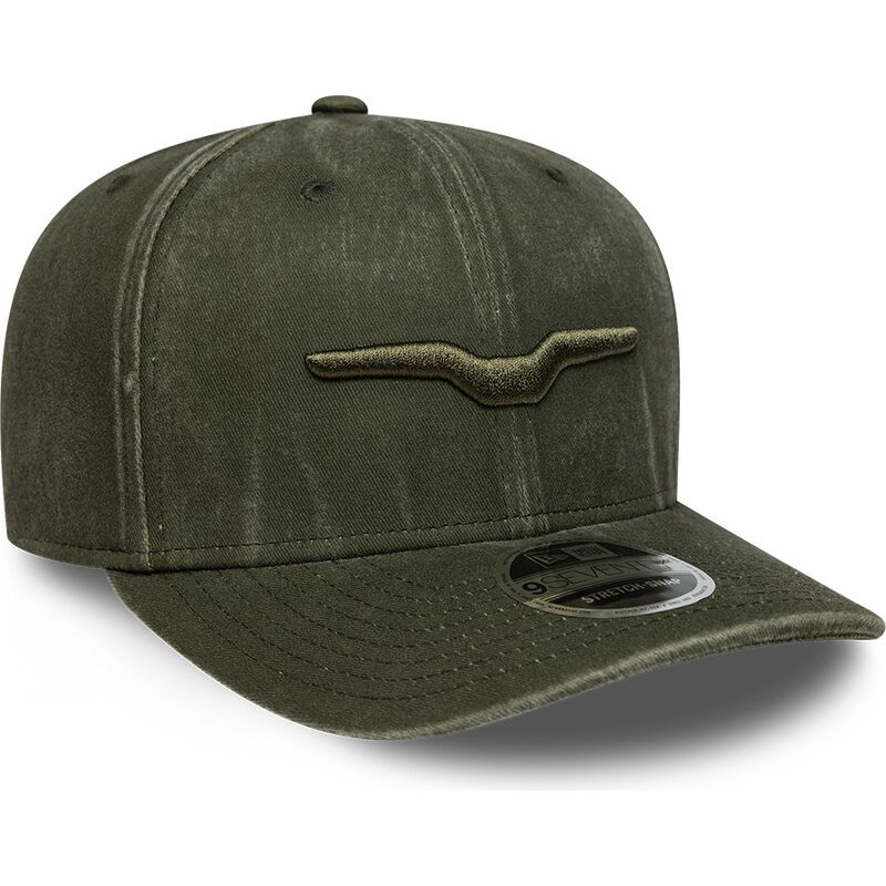 shapka-izvita-zelena-snapbek-9seventy-stretch-snap-moto-guzzi-ot-new-era