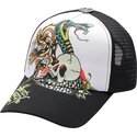 shapka-izvita-traker-cherna-snapbek-snake-and-skull-ot-ed-hardy