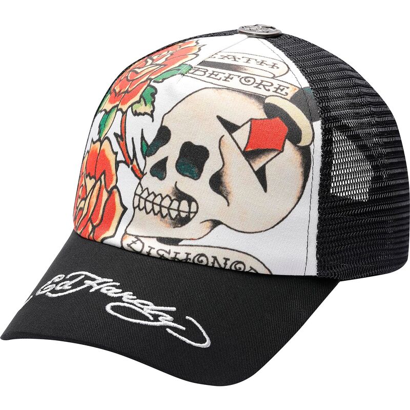 shapka-izvita-traker-cherna-snapbek-before-dishonor-ot-ed-hardy